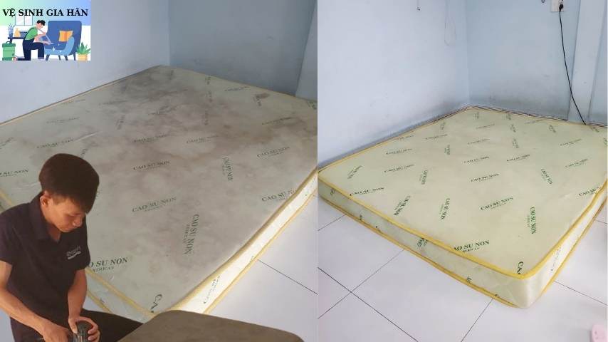 Dịch vụ giặt nệm tại Bến Cát
